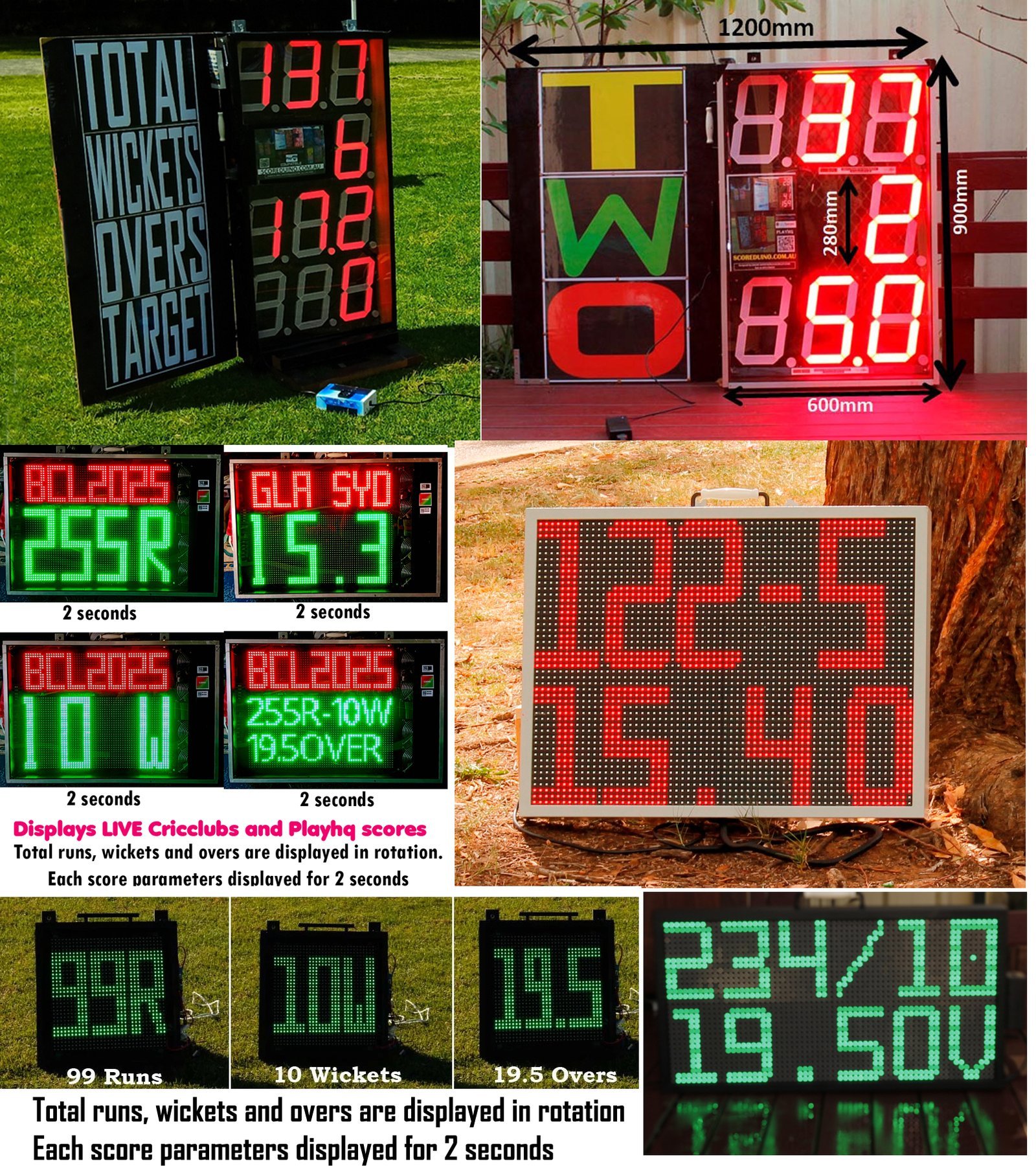 Why SCOREDUINO’s Large outdoor scoreboards are not for sale ?